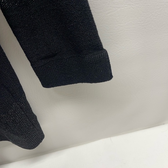 STEVE FABRIKANT VINTAGE CARDIGAN SWEATER size M black - Picture 3 of 6